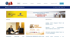Desktop Screenshot of oabpi.org.br